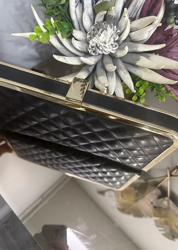 Siyah Deri Kadın Çanta - Görsel 2