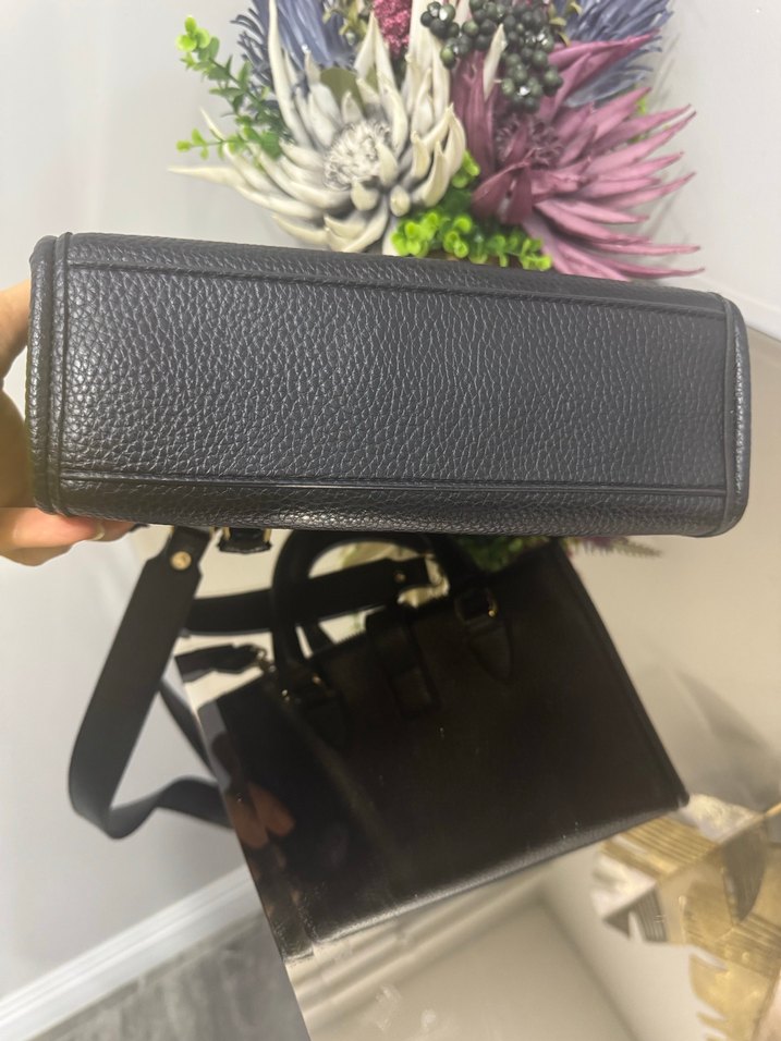 Klasik Siyah Deri Kadın Çanta - Görsel 4