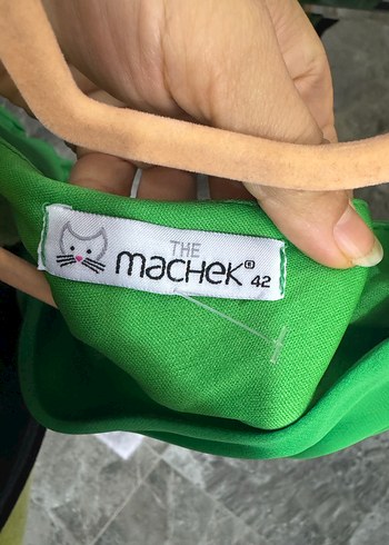 Yeşil Volanlı Hamile Mini Bluz - Görsel 4