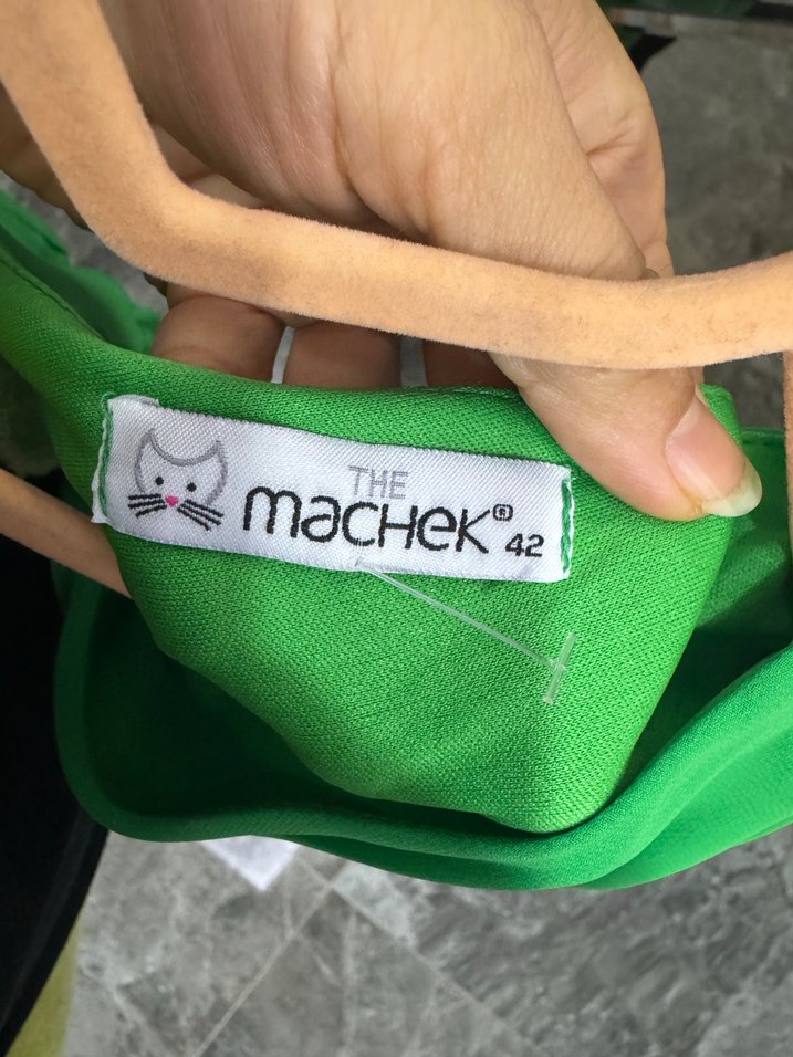 Yeşil Volanlı Hamile Mini Bluz - Görsel 4