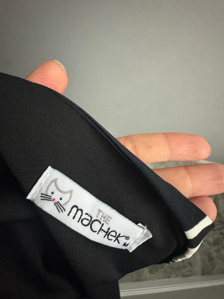 Siyah Beyaz Desenli Uzun Drapeli Elbise - Görsel 4