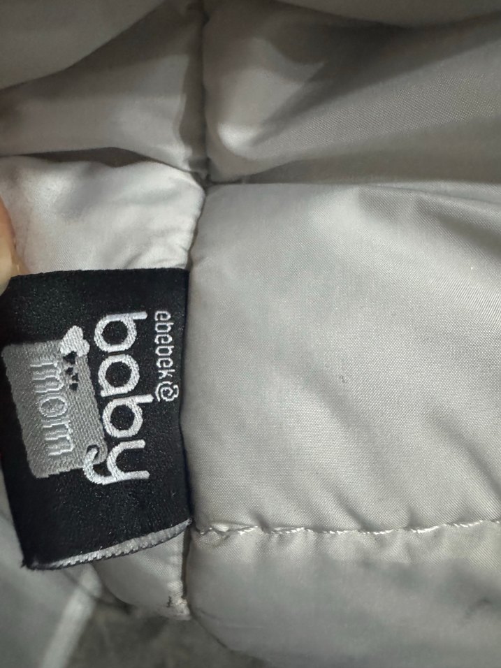 Gri Fermuarlı bebek çantası E bebekten - Görsel 2