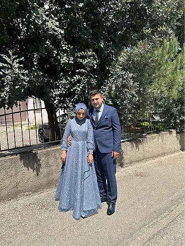 Pınar şems ışıl abiye indigo