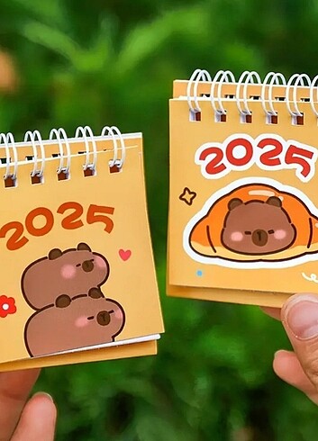 Beden Renk 2025 masa takvimi sevimli takvim ayıcık