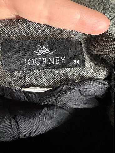 34 Beden gri Renk #journey kalın etek