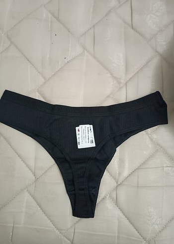 Siyah Midi Spor Tarz Kadın Külot