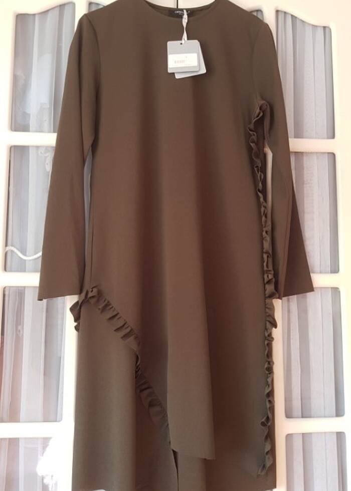 Haki rengi tunik - Görsel 2