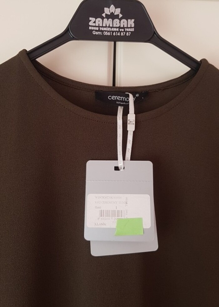 Haki rengi tunik - Görsel 4