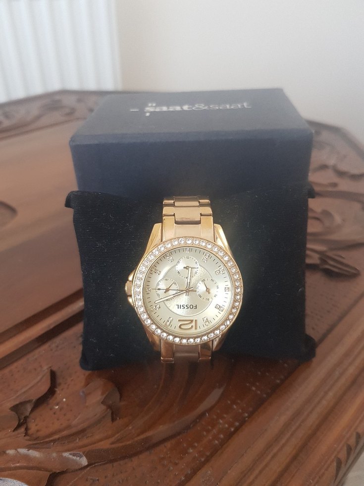 Fossil Altın Renkli Kadın Kol Saati - Görsel 5