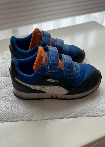 Mavi Erkek Çocuk Cırtlı Spor Ayakkabı - Görsel 9