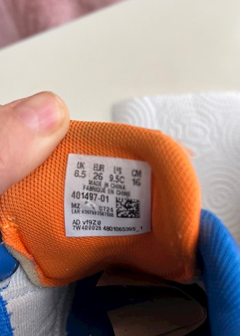 Mavi Erkek Çocuk Cırtlı Spor Ayakkabı - Görsel 5