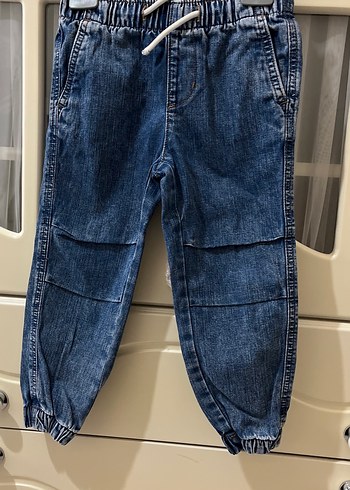 Erkek Çocuk Mavi Denim Rahat Kesim Pantolonlar - Görsel 9