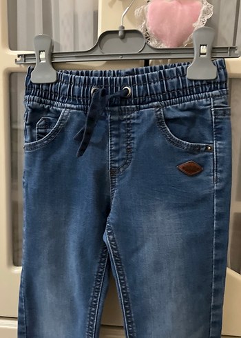 Erkek Çocuk Mavi Denim Rahat Kesim Pantolonlar - Görsel 5