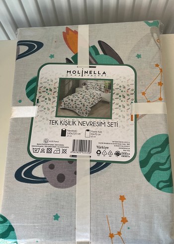 Molinella Tek Kişilik Renkli Baskılı Nevresim Seti - Görsel 5