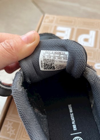 Erkek Çocuk Siyah Cırtlı Spor Ayakkabı - Görsel 9