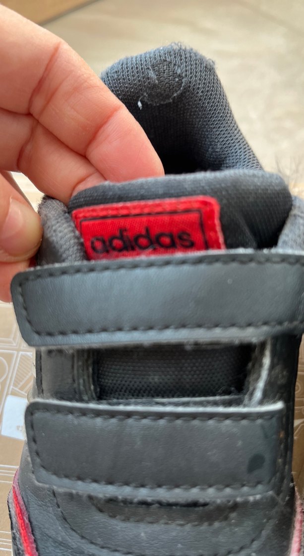 Erkek Çocuk Siyah Cırtlı Spor Ayakkabı - Görsel 5