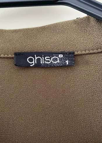 Kadın haki rengi gömlek elbise - Görsel 8