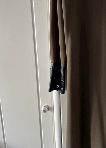 Kadın haki rengi gömlek elbise - Görsel 12