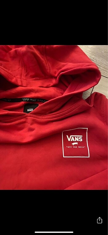 7 Yaş Beden Vans sweatshirt orjinal