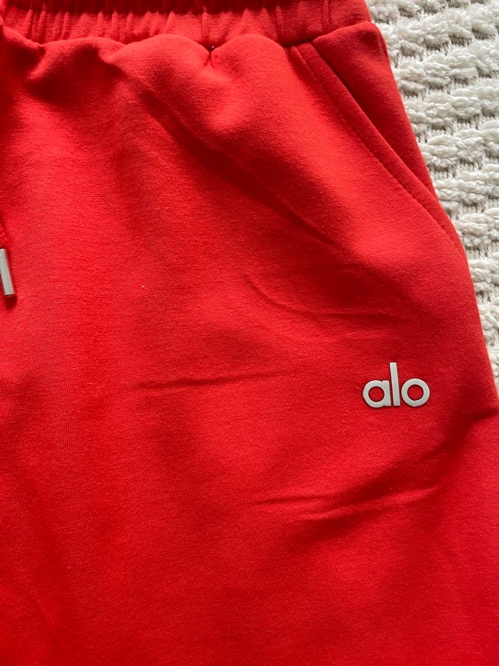 Kırmızı Rahat Kesim Kadın Eşofman Altı - Görsel 3