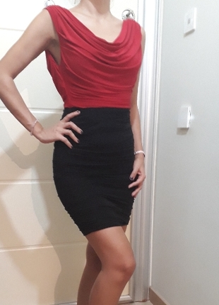 degaje gece elbisesi