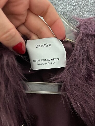 xs Beden Bershka peluş yelek