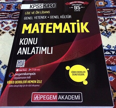 Pegem Önlisans Kpss Matematik/ Geometri; Konu Anlatım, Soru Bank