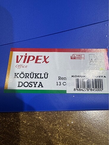 Beden mavi Renk Köpüklü Dosya