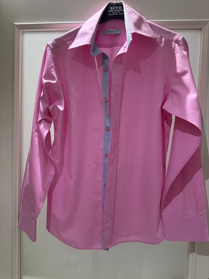 Pembe Erkek Uzun Kollu Gömlek - Görsel 2