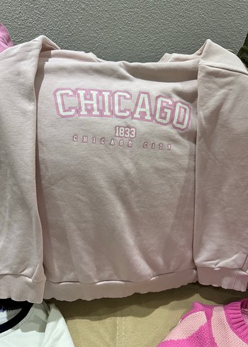 H&M Kız Çocuk Street Wear Uzun Kollu Hırka ve Sweatshirt