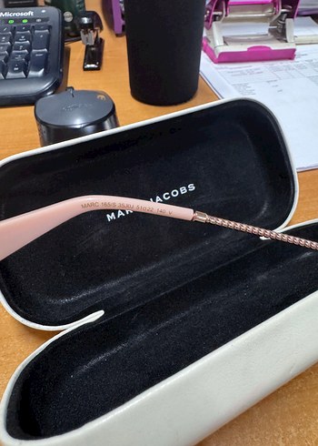 Marc Jacobs Pembe Parlak Kadın Gözlüğü - Görsel 6
