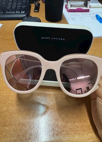 Marc Jacobs Pembe Parlak Kadın Gözlüğü - Görsel 4