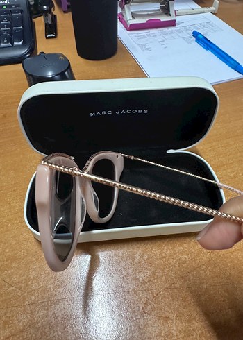 Marc Jacobs Pembe Parlak Kadın Gözlüğü - Görsel 7