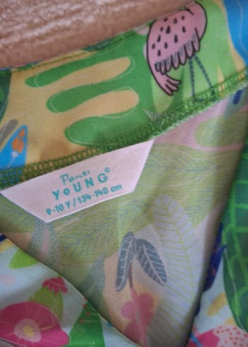 Renkli Bohem Kız Çocuk Ponco - Görsel 5