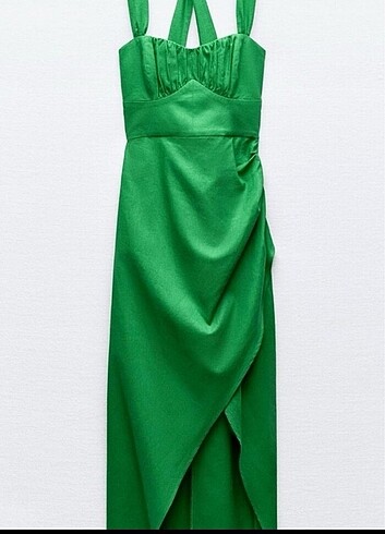Zara Keten Elbise