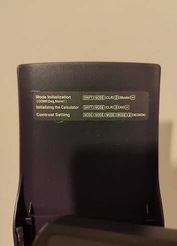 Casio fonksiyonlu / fonksiyonel hesap makinesi