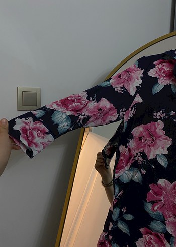 Oysho Çiçek Desenli Kısa Kollu Kadın Pijama Takımı