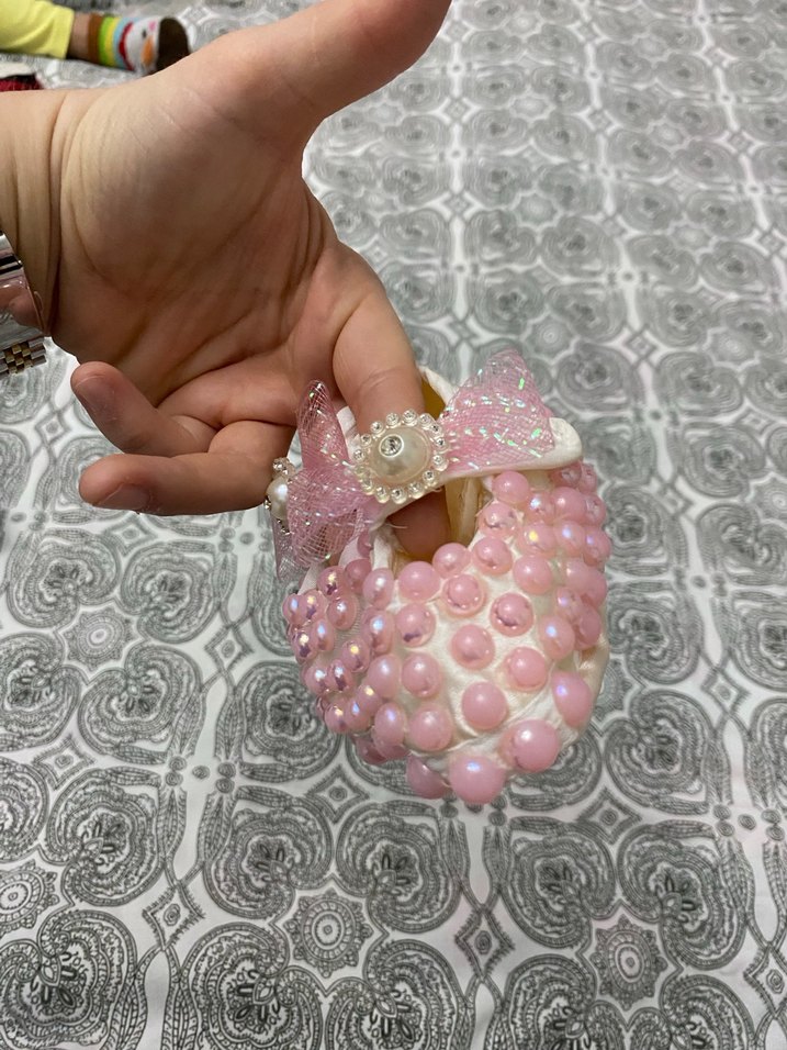 Pembe İnci Detaylı Kız Çocuk Özel Ayakkabı - Görsel 2