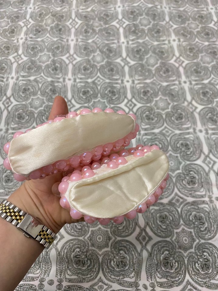 Pembe İnci Detaylı Kız Çocuk Özel Ayakkabı - Görsel 4