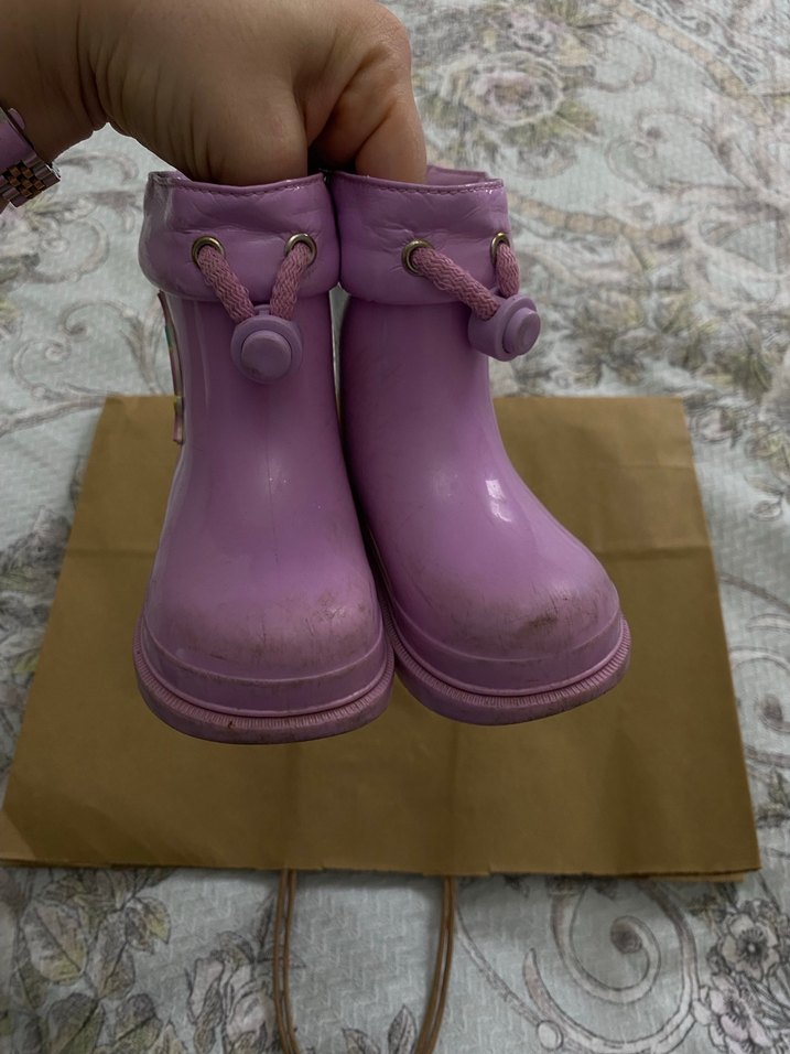 Kız Çocuk Pembe Unicorn Desenli Yağmur Çizmesi - Görsel 2