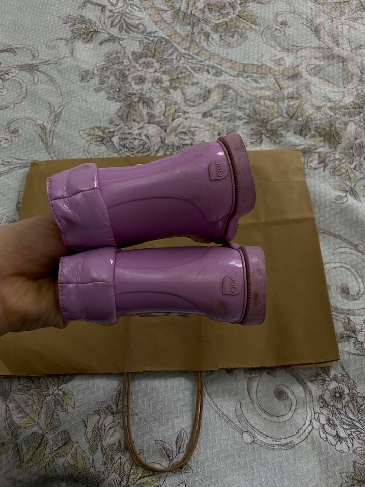 Kız Çocuk Pembe Unicorn Desenli Yağmur Çizmesi - Görsel 4