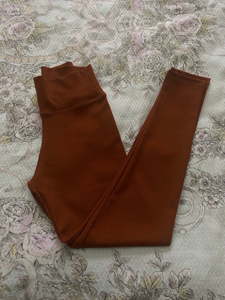 Kahverengi Kadın Midi Tayt - Görsel 2