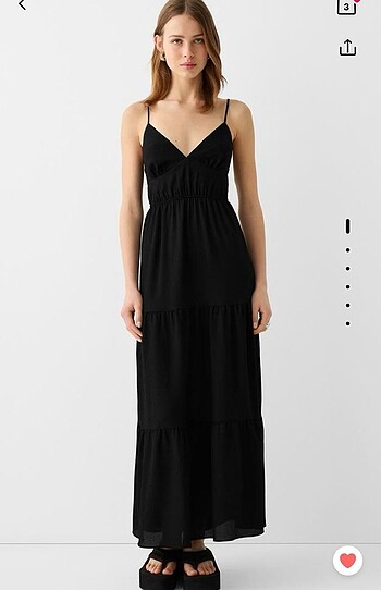 Bershka Uzun Elbise