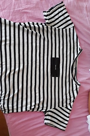 pull n bear tshirt çizgili 