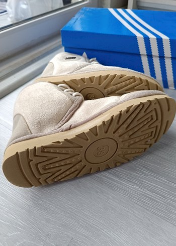 Bej Süet Kadın Dolgu Topuk Bot - Görsel 5