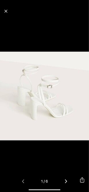 Bershka topuklu sandalet