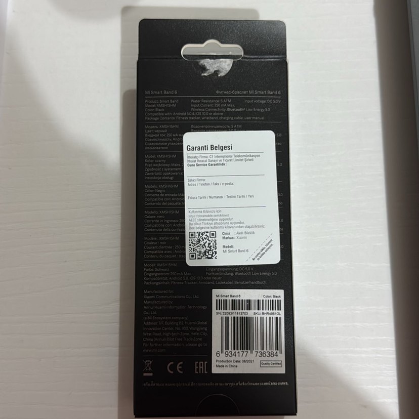 Mi Smart Band 6 Siyah Akıllı Bileklik - Görsel 2