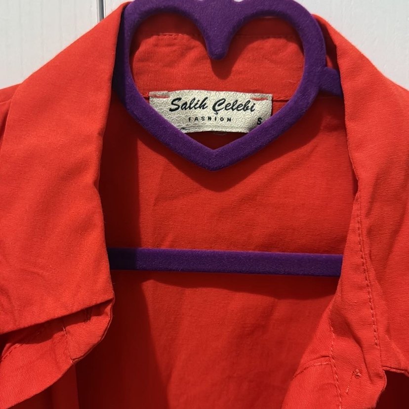 Turuncu Kuşaklı Uzun Kollu Tunik - Görsel 3