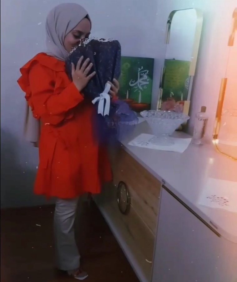 Turuncu Kuşaklı Uzun Kollu Tunik - Görsel 5