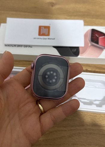 WATCHJHY-S9 Pro Pembe Akıllı Saat - Görsel 4